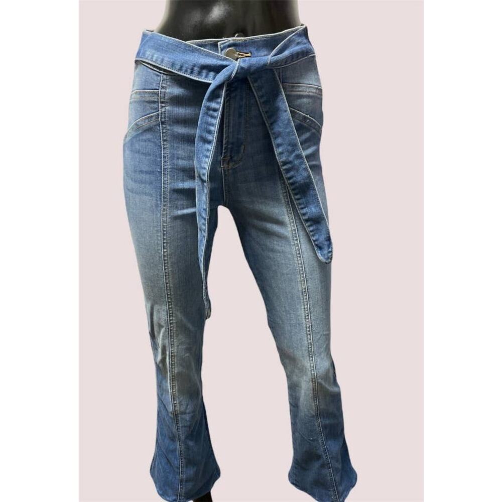 Simple Things Belted Flare SIZE 5 Fashion Nova